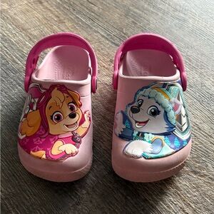 Paw Patrol Crocs - size 9 toddler